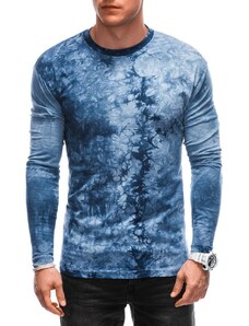 Inny Batikované modré tričko s dlhým rukávom L165