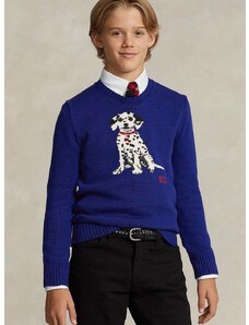 Detský bavlnený sveter Polo Ralph Lauren tenký