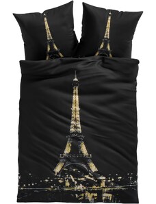 bonprix obojstranná posteľná bielizeň Eifelovka, farba čierna