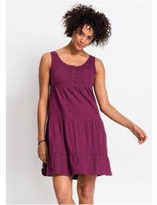bonprix Úpletové džersej šaty, farba fialová