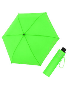 Doppler Havanna Fiber Safety Cross - dámsky ultraľahký mini dáždnik zelená