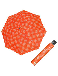 Doppler Magic Fiber WAVE - dámsky plne-automatický dáždnik oranžová