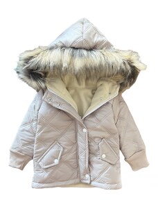 ZuMa Style Dievčenská zimná bunda - béžová - 68, Bežová