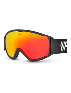 Lyžiarske a snowboardové okuliare pre deti VIF SKI & SNB Kids Black x Fire Red