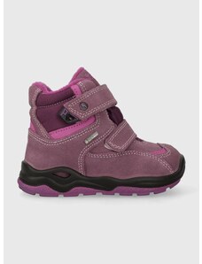 Detské zimné topánky Primigi fialová farba
