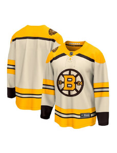 Fanatics Branded Boston Bruins detský hokejový dres Cream 100th Anniversary Replica Jersey