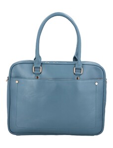 Dámska pracovná kabelka cez plece modrá - DIANA & CO Astrid modrá
