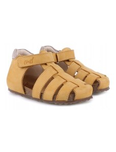 Detské kožené sandále Emel E2664-16 Žltá