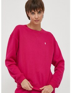 Mikina Polo Ralph Lauren dámska, ružová farba, jednofarebná, 211891557