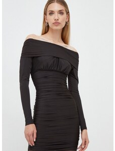Šaty Marciano Guess čierna farba, mini, priliehavá