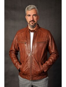 Max Original Leather Pánska kožená bunda EL-101