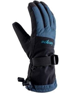 Dámske lyžiarske rukavice Viking Tanuka čierna/modrá