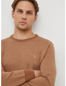 Vlnený sveter Polo Ralph Lauren pánsky, béžová farba, tenký
