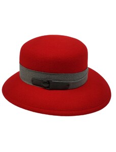Mayser Dámsky nekrčivý červený klobúk - Palmira