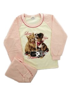 Taro Dievčenské pyžamo Love Kitten