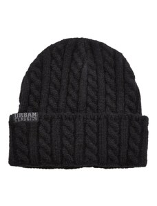 Urban Classics Accessoires Cap with cable knitted black