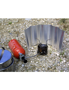 Origin Outdoors hliníková ochrana variču pred vetrom, 18 cm