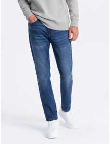 Ombre Clothing Pánske džínsové nohavice SLIM FIT - modré V3 OM-PADP-0110