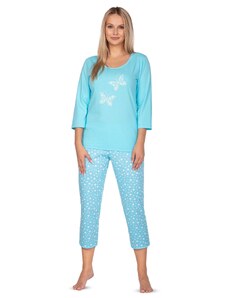 REGINA Dámske pyžamo 642 blue plus