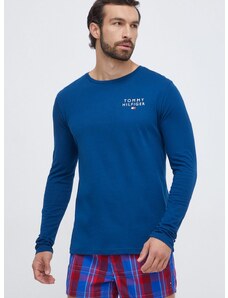 Bavlnené tričko s dlhým rukávom Tommy Hilfiger jednofarebný,UM0UM02984