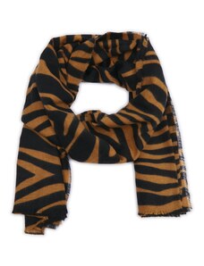 Orsay Black and Brown Women's Patterned Scarf - Women's