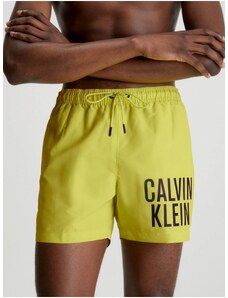 Calvin Klein Men's Yellow Underwear Intense Power-Medium Dra Swimsuit - Men's