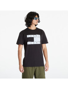 Tommy Hilfiger Pánske tričko TOMMY JEANS Classic Spray Flag T-Shirt Black