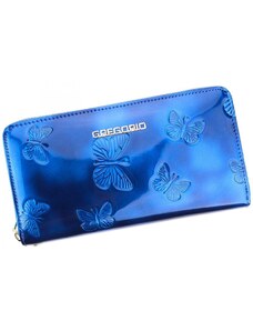 Dámska kožená púzdrová peňaženka modrá - Gregorio Mallvina modrá