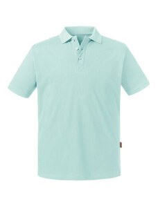 Niebieska koszulka męska polo Pure Organic Russell