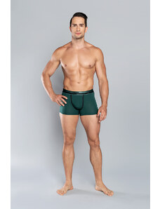 Italian Fashion Umberto Boxer Shorts - Green/Green