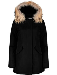 Woolrich Péřová bunda pro ženy, Puffer lyžařská bunda, Černá, Polyester, 2024, 40 M