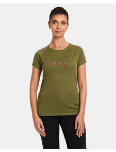 Dámske tričko z merino vlny Kilpi ZARJA-W zelená