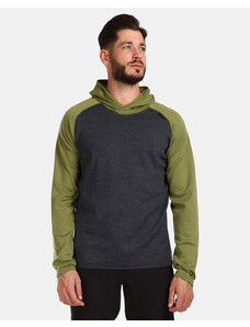 Pánsky vlnený sveter s kapucňou Kilpi MOSEO-M zelená