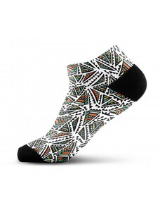 PYRAMID - K potlačené členkove veselé ponožky Walkee