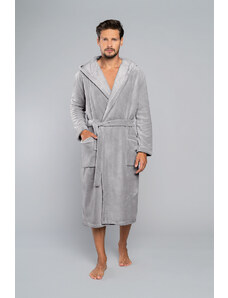 Italian Fashion Long sleeve Mimas bathrobe - grey