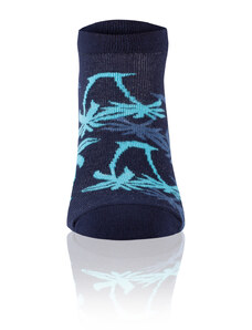 Italian Fashion Ankle socks PALEROS - navy blue/turquoise