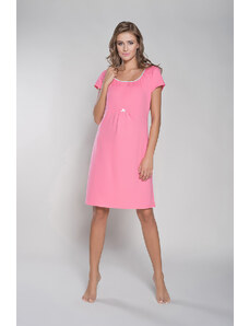Italian Fashion Dagna Short Sleeve Shirt - Pink