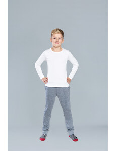 Italian Fashion Tomi Long Sleeve T-Shirt for Boys - White