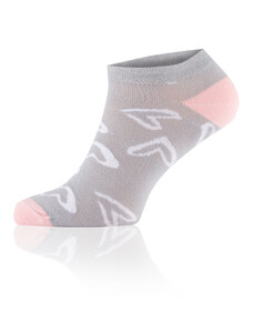 Italian Fashion Socks NOELIA - grey/pink