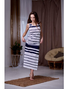 FLIKE Dámske šaty Dress 0153 Biela/čierna - Effetto