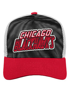 Outerstuff Chicago Blackhawks detská čiapka baseballová šiltovka Santa Cruz Tie Dye Trucker