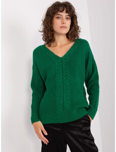 Dámsky pletený sveter Alice zelený