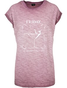 MT Ladies Women's T-shirt F-Word burgundy