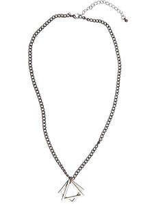 Urban Classics Accessoires Mercury layering necklace made of gunmetal