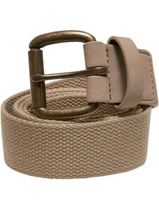 Urban Classics Accessoires Canvas belt with loops beige