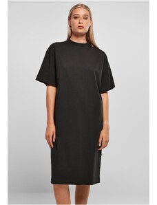 UC Ladies Women's Organic Long Oversized T-Shirt Dress Black