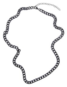 Urban Classics Accessoires Necklace with a long base chain in black