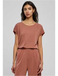 UC Ladies Women's Modal Terracotta T-Shirt with Extended Shoulder