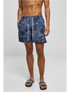 UC Men Patterned swimsuit shorts with navy scarf aop