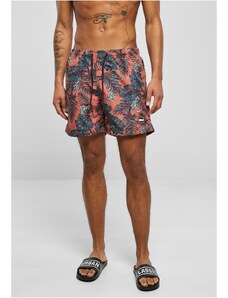 UC Men Patterned Swimsuit Shorts Dark Tropical Aop